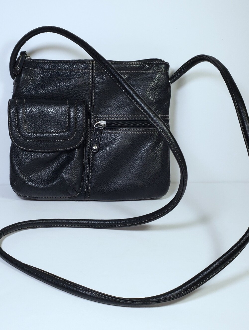 Tiganello Leather Crossbody Bag Purse